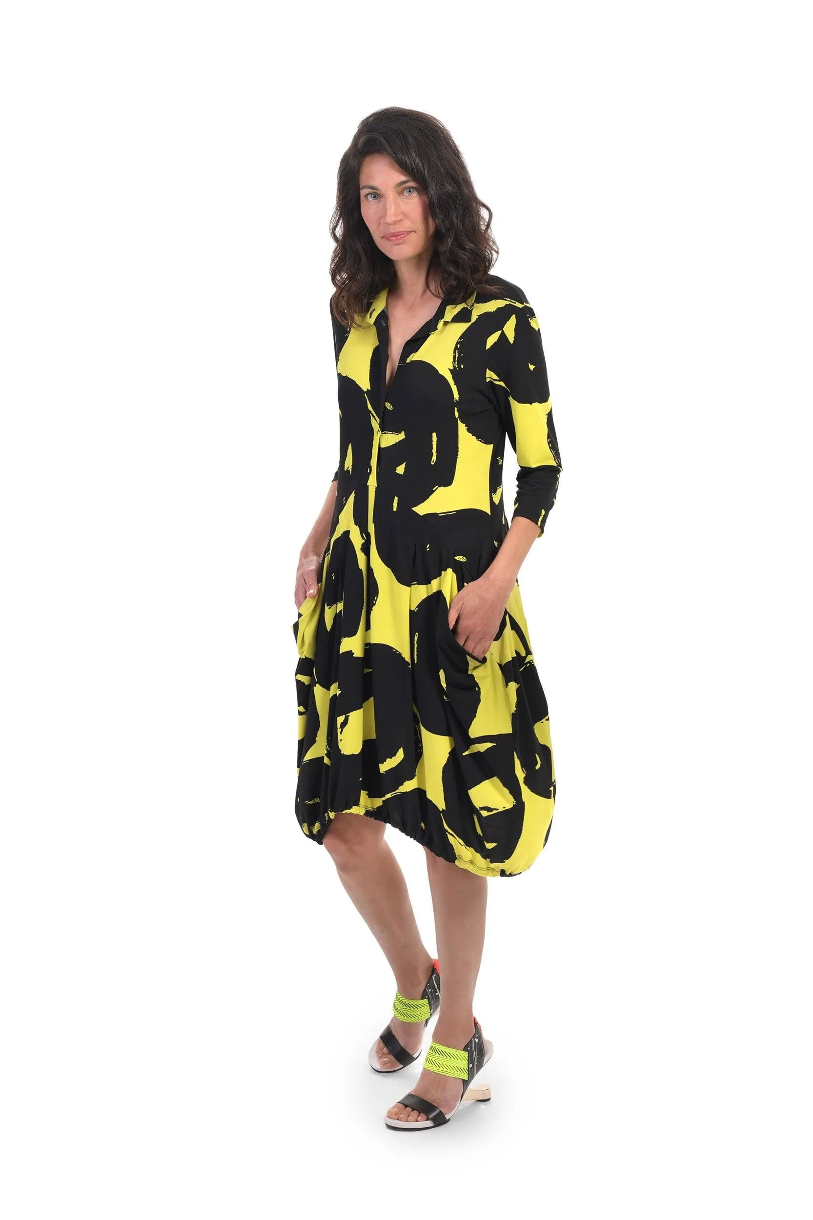 Art Print Wonderful Dress, Lime