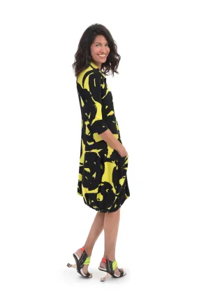 Art Print Wonderful Dress, Lime