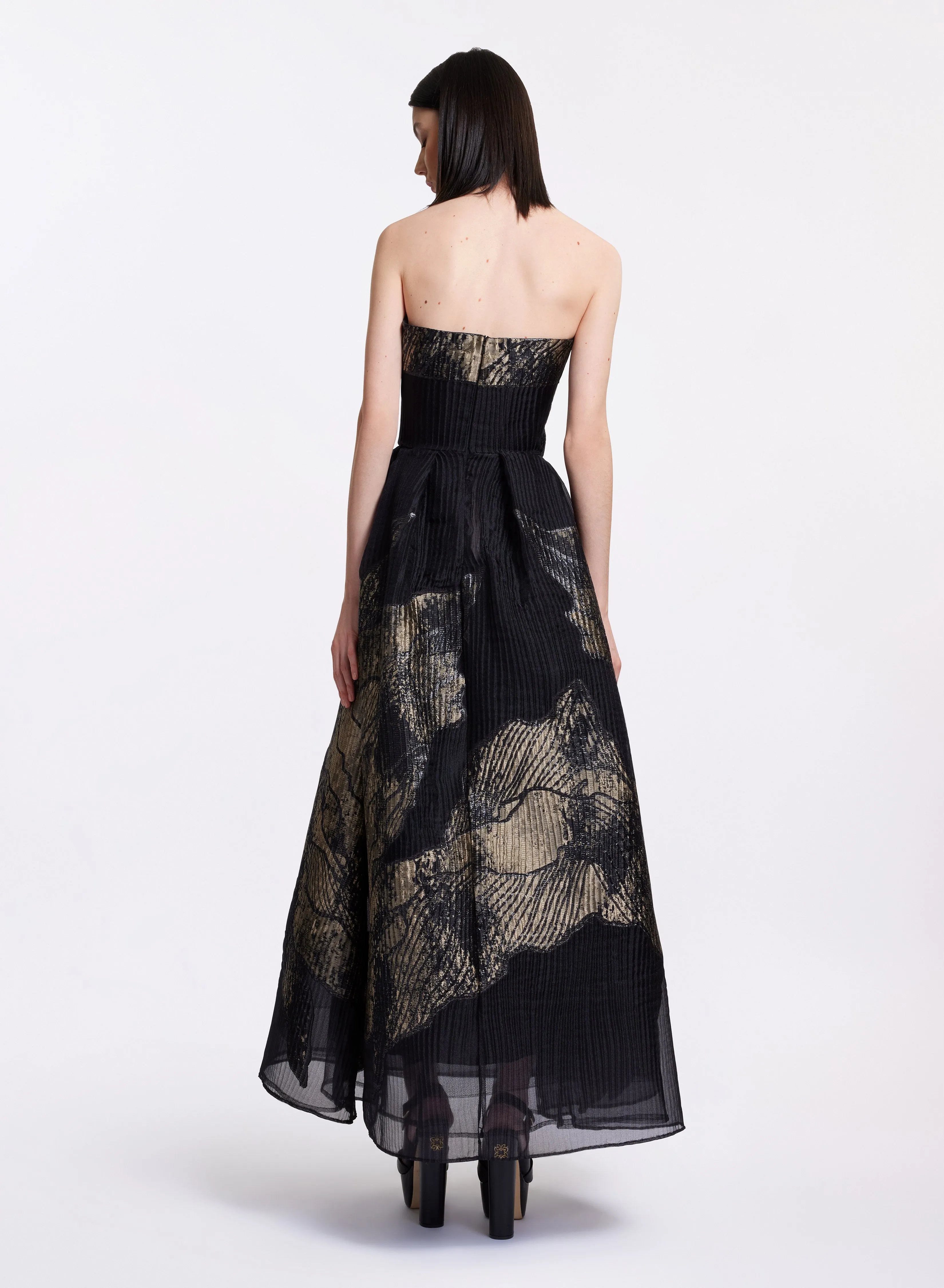 Brocade Midi Dress