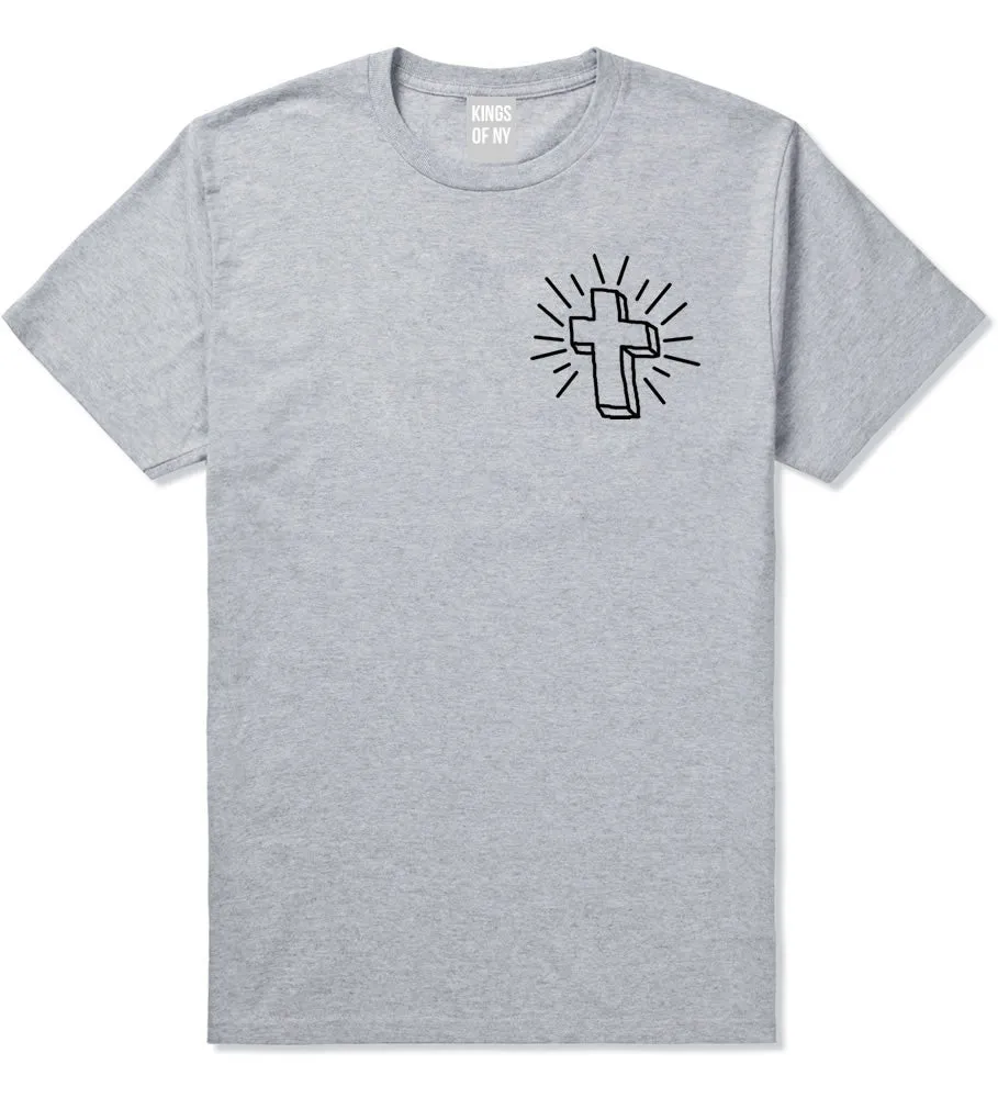 Cross of Praise Chest God Religious T-Shirt
