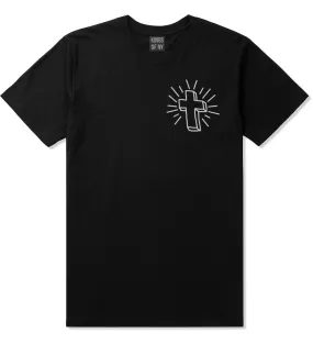Cross of Praise Chest God Religious T-Shirt