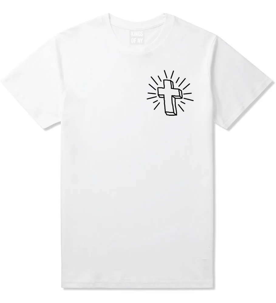 Cross of Praise Chest God Religious T-Shirt