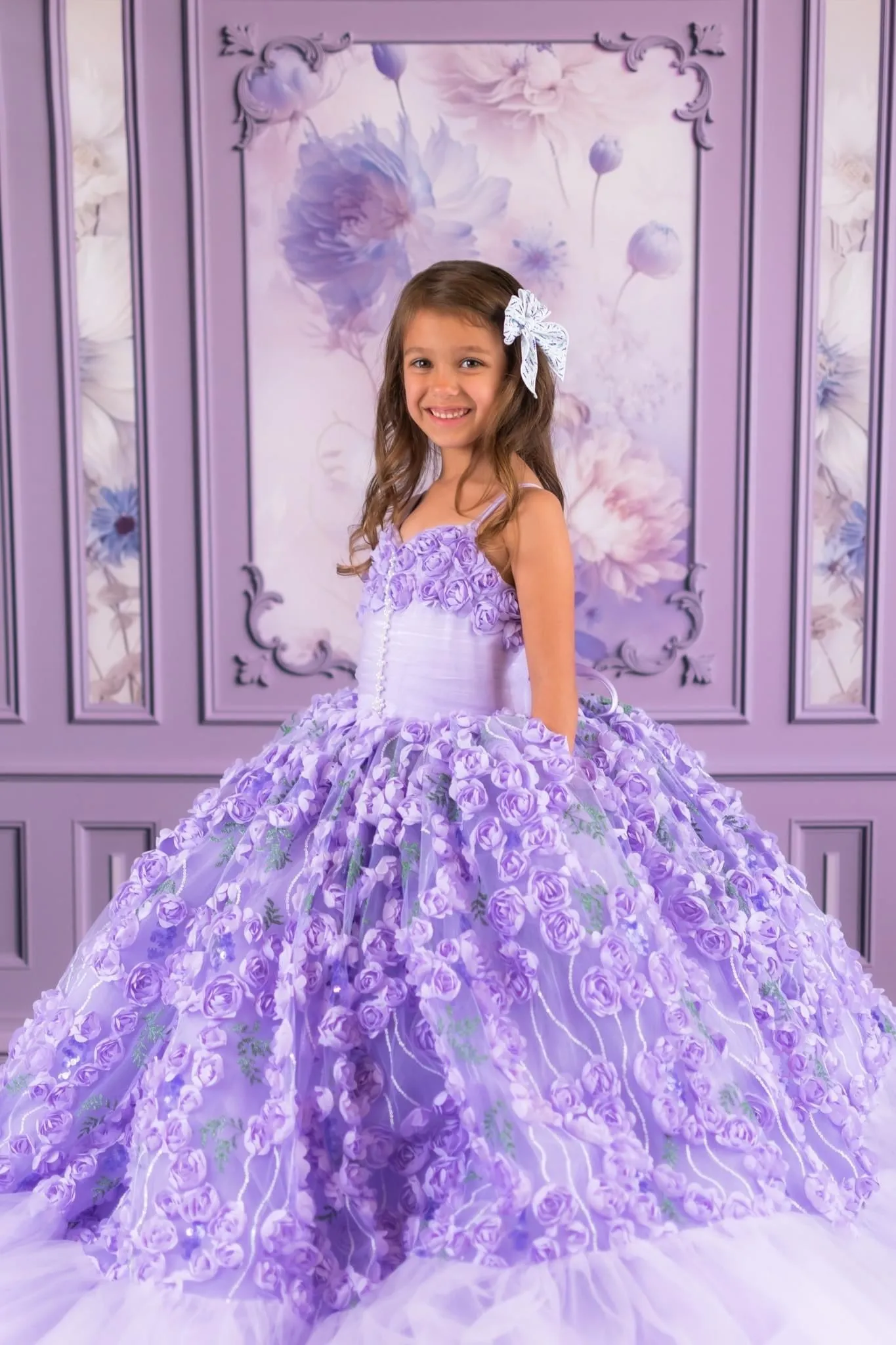 Eva-  Floor Length Dress ( 5 Year - Petite 6 Year)