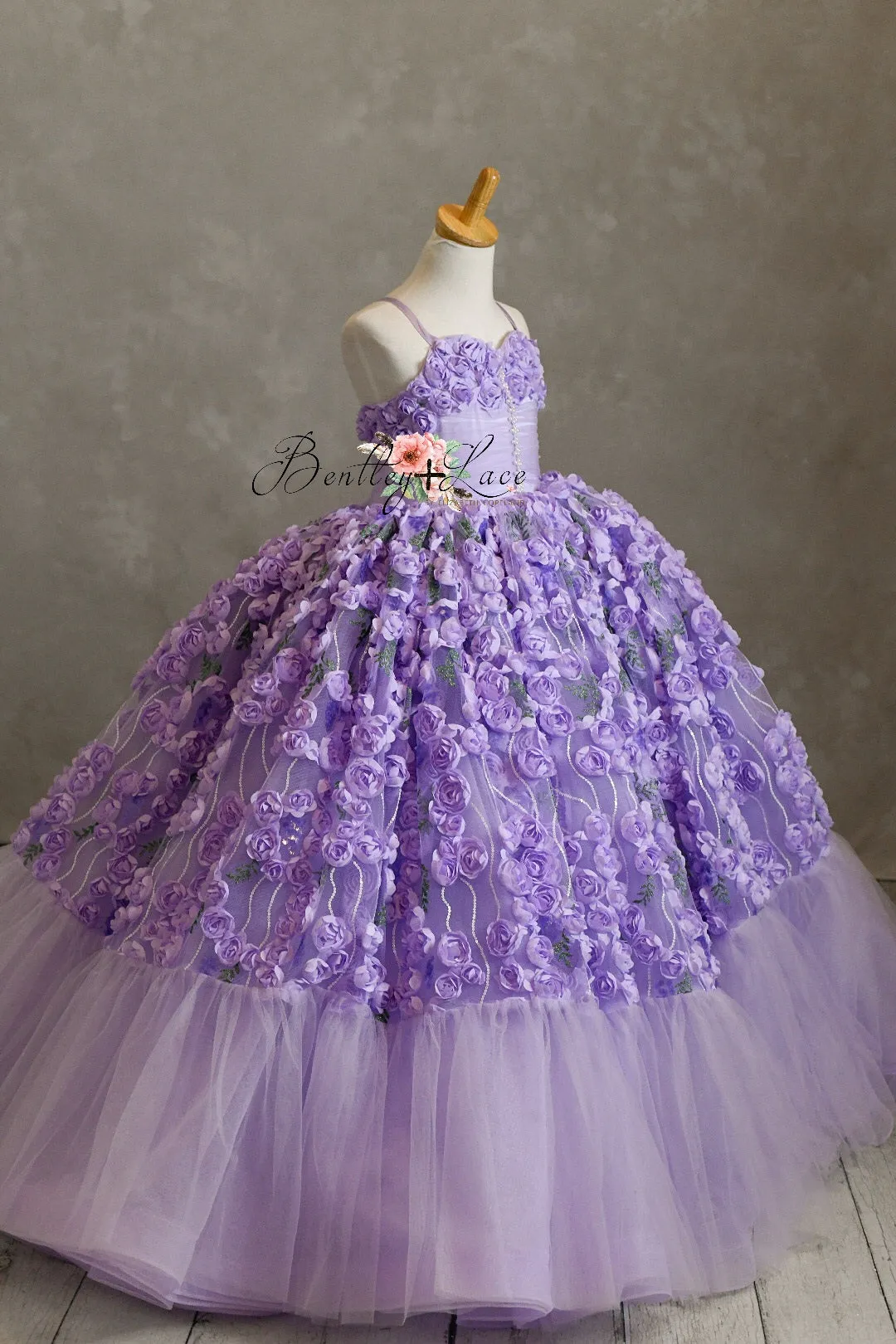 Eva-  Floor Length Dress ( 5 Year - Petite 6 Year)