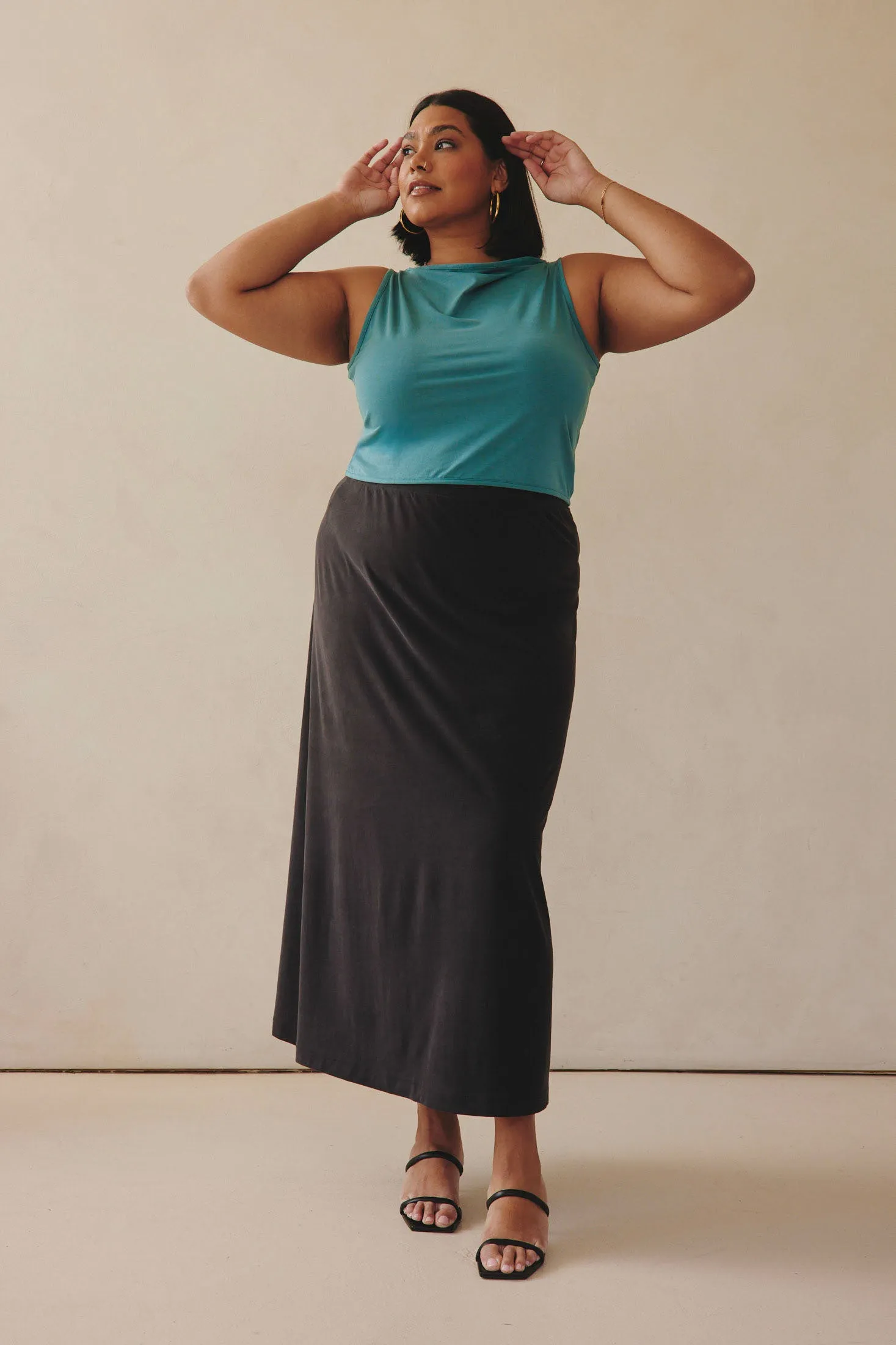 Liv Skirt Dress - Onyx