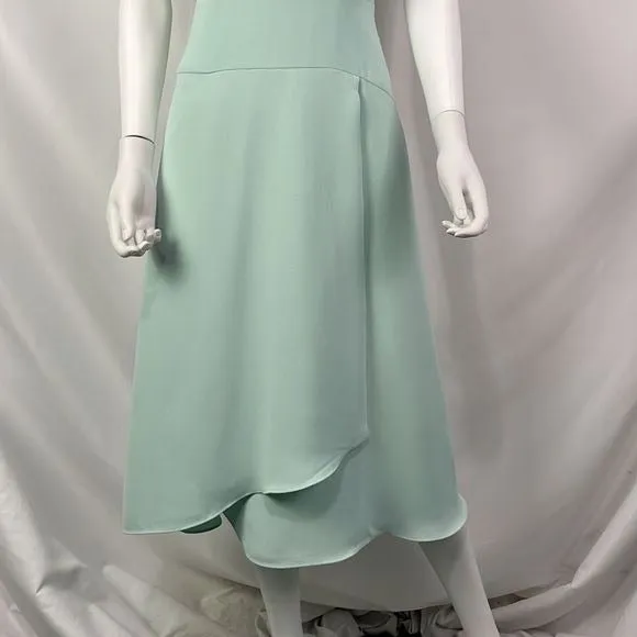NWTReiss Mint High Neck Layered MIDI Dress