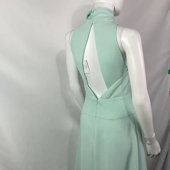 NWTReiss Mint High Neck Layered MIDI Dress